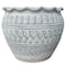 10" White Etched Ceramic Pot by Ashland®